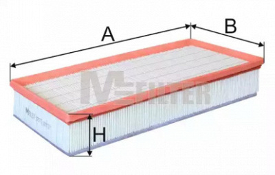 M-FILTER k7072 -  Воздушный фильтр