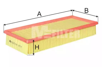 M-FILTER k709 -  Воздушный фильтр