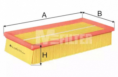 M-FILTER k727 -  Воздушный фильтр