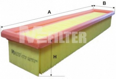 M-FILTER k737 -  Воздушный фильтр