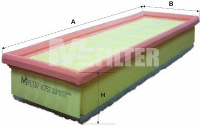 M-FILTER k752 -  Воздушный фильтр