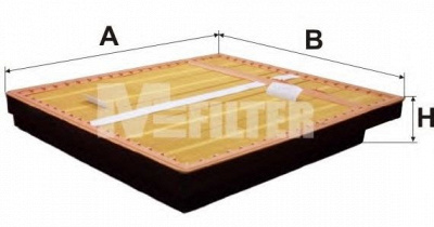 M-FILTER k7991 -  ФИЛЬТР ВОЗДУШНЫЙ [=K799 626X563,7X78]