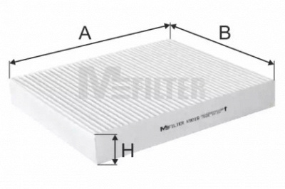 M-FILTER k9018 -  Фильтр воздуха в салоне