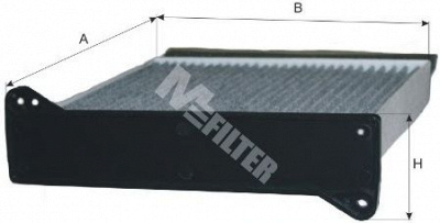 M-FILTER k9028c -  Фильтр воздуха в салоне