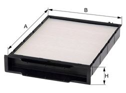M-FILTER k9031 -  Фильтр воздуха в салоне