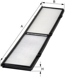 M-FILTER k9033 -  Фильтр воздуха в салоне