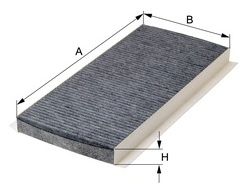 M-FILTER k9037c -  Фильтр воздуха в салоне