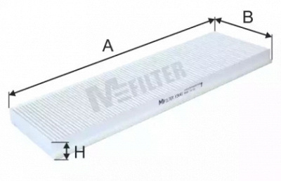 M-FILTER k9041 -  Фильтр воздуха в салоне