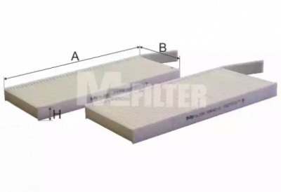 M-FILTER k90422 -  Фильтр воздуха в салоне
