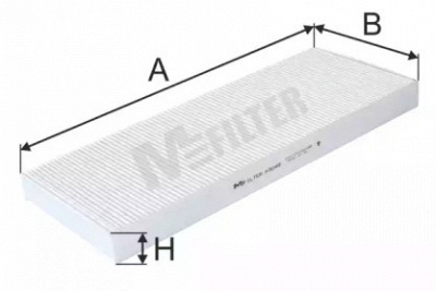 M-FILTER k9048 -  Фильтр воздуха в салоне