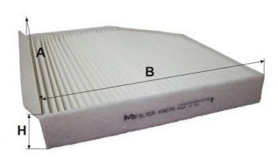 M-FILTER k9070 -  Фильтр воздуха в салоне