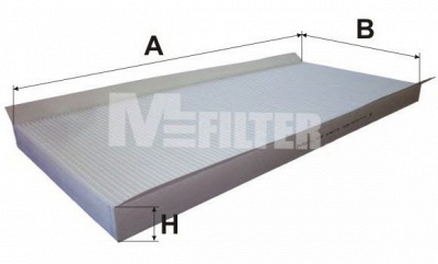 M-FILTER k9073 -  Фильтр воздуха в салоне
