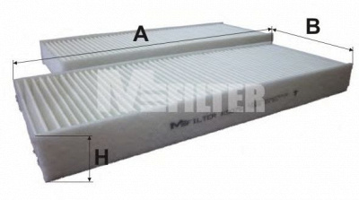 M-FILTER k90752 -  Фильтр воздуха в салоне