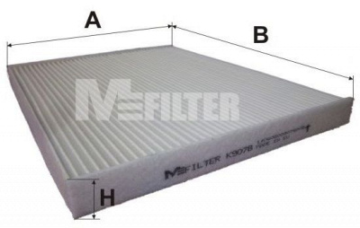 M-FILTER k9078 -  Фильтр воздуха в салоне