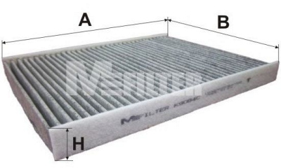 M-FILTER k9084c -  Фильтр воздуха в салоне