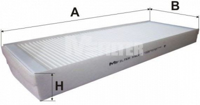M-FILTER k9087 -  Фильтр воздуха в салоне