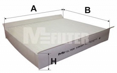 M-FILTER k9097 -  Фильтр воздуха в салоне