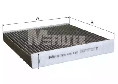 M-FILTER k9111c -  Фильтр воздуха в салоне