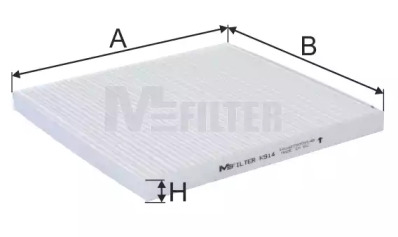 M-FILTER k914 -  Фильтр воздуха в салоне