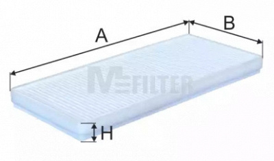 M-FILTER k922 -  Фильтр воздуха в салоне