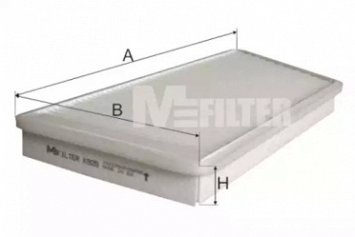 M-FILTER k925 -  Фильтр воздуха в салоне