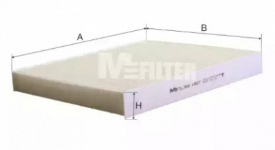 M-FILTER k927 -  Фильтр воздуха в салоне