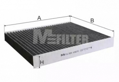 M-FILTER k927c -  Фильтр воздуха в салоне