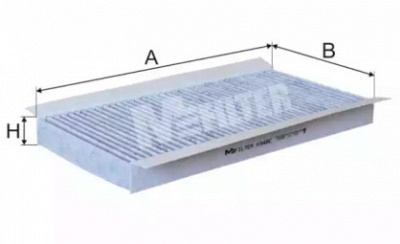 M-FILTER k948c -  Фильтр воздуха в салоне