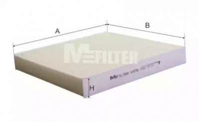 M-FILTER k976 -  Фильтр воздуха в салоне