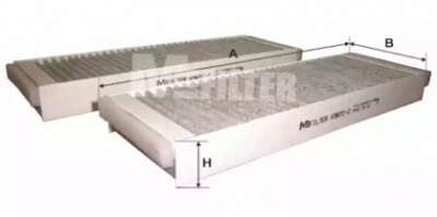 M-FILTER k987c2 -  Фильтр воздуха в салоне