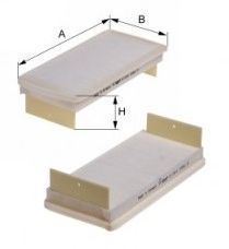 M-FILTER k9922 -  Фильтр воздуха в салоне