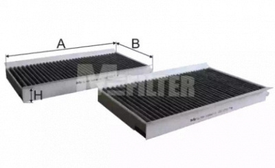 M-FILTER k994c2 -  Фильтр воздуха в салоне