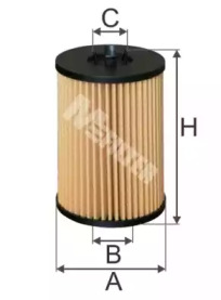 M-FILTER te4013 -  Масляный фильтр