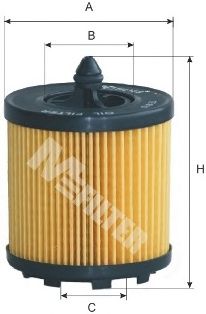 M-FILTER te615 -  Масляный фильтр