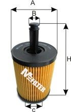 M-FILTER te621 -  Масляный фильтр