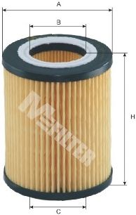 M-FILTER te625 -  Масляный фильтр