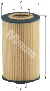 M-FILTER te627 -  Масляный фильтр