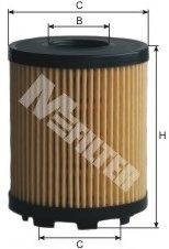 M-FILTER te646 -  Фильтр масляный двигателя