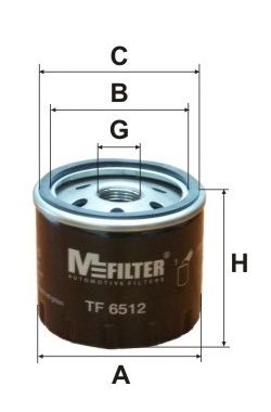 M-FILTER tf6512 -  Масляный фильтр