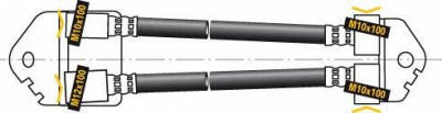 MGA f5650 - Тормозной шланг