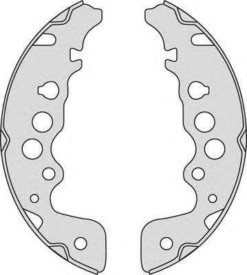 MGA k813843 -  Комплект тормозов, барабанный тормозной механизм