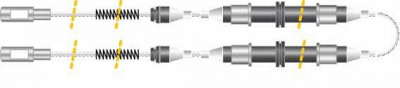 MGA kc4074 -  Трос, стояночная тормозная система