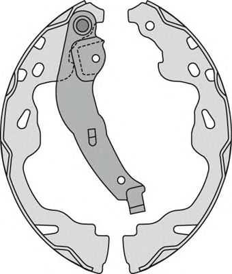 MGA pm831984 -  Комплект тормозов, барабанный тормозной механизм