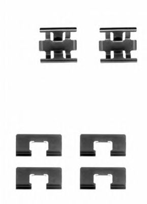 MINTEX mba1091 -  Комплектующие, колодки дискового тормоза