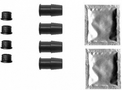 MINTEX mba1306a -  комплект принадлежностей, тормозной суппорт