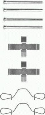 MINTEX mba923 -  Комплектующие, колодки дискового тормоза