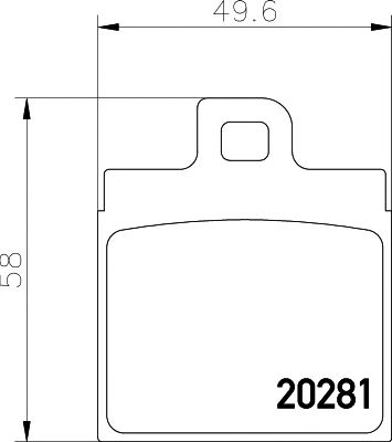MINTEX mdb1090 -  Комплект тормозных колодок, дисковый тормоз