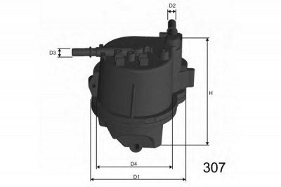 MISFAT f112a -  Топливный фильтр