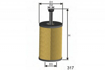 MISFAT lm559 -  Масляный фильтр
