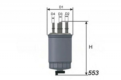 MISFAT m331 -  Топливный фильтр